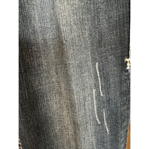 Cowgirl Tuff 30 X 33 Barbed Wire Distressed Jeans Western - Picture 6 of 14